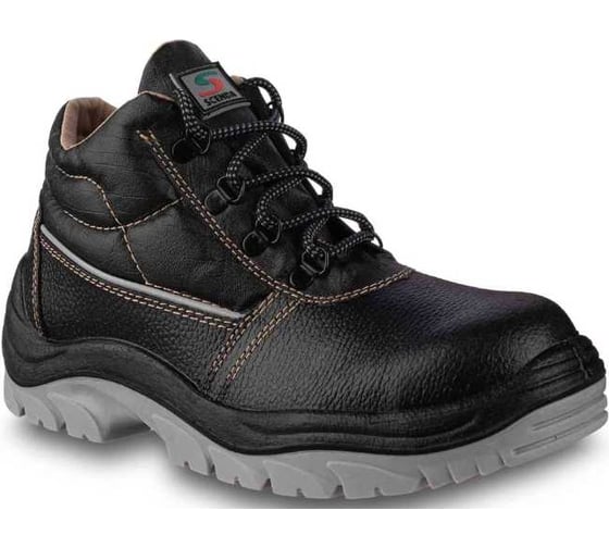 Изображение товара Ботинки кожаные SCENDA URSUS РЕДГРЕЙ ПУ/ТПУ, металлический подносок, антипрокольная стелька БОТ21341СТ.22; 37 БОТ21341СТ.22/37