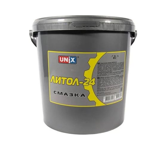 Изображение товара Пластичная смазка UNIX Литол-24, ведро 18кг 4632290