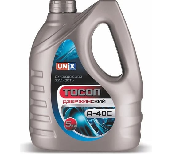 Изображение товара Тосол Unix А-40С канистра 5кг 4600039