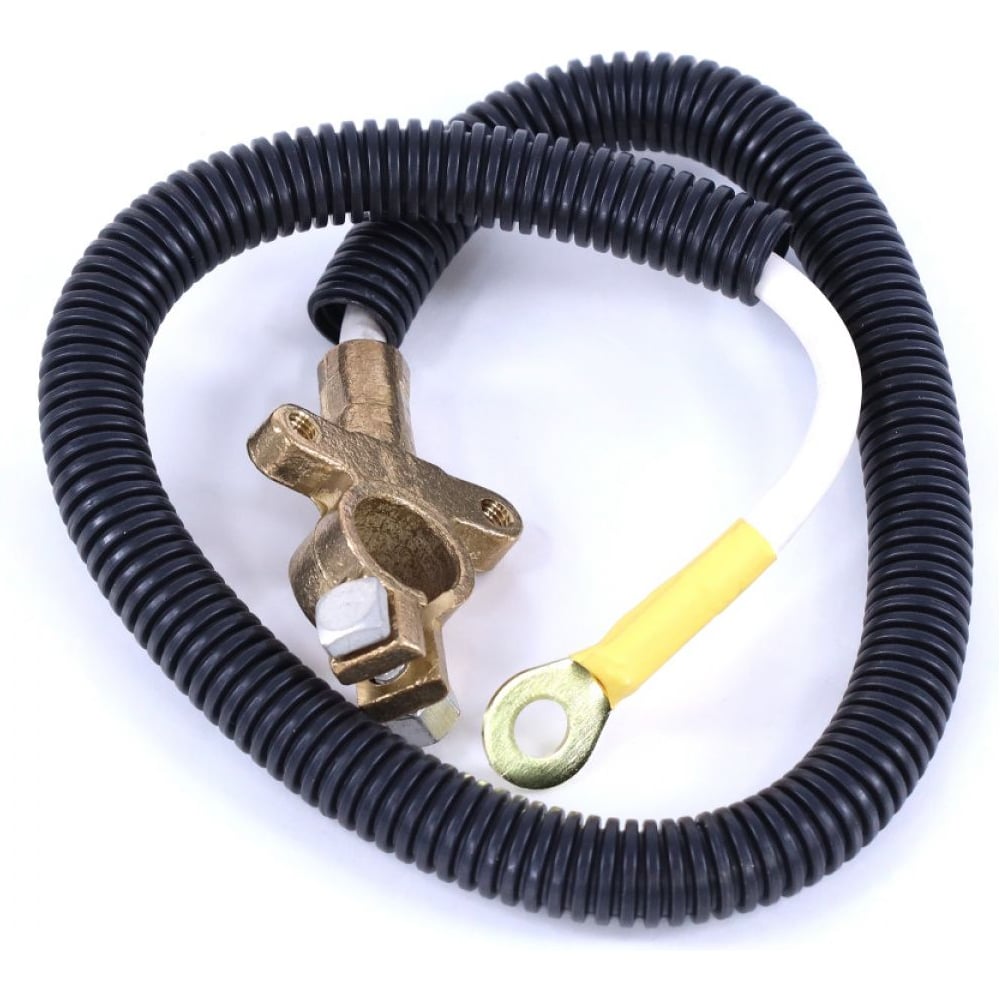 Изображение товара Провод АКБ VOLTON Г-3302 Бизнес S=16мм ЕВРО 0.65м надежный автомобильный кабель