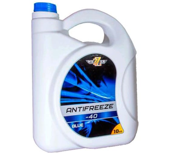 Изображение товара Антифриз Wezer G11 синий, канистра 10кг 4650413