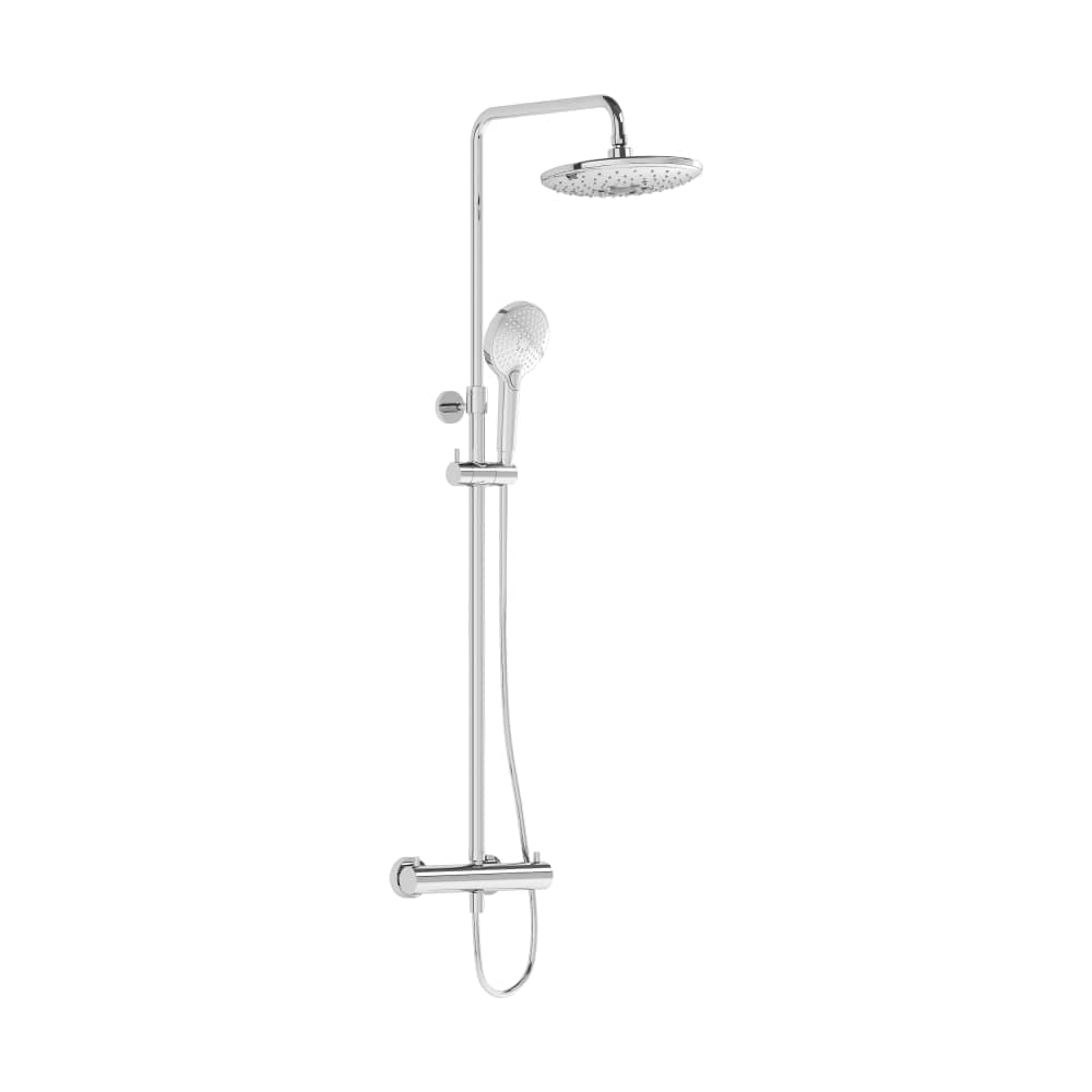 Изображение товара Душевая колонна VITRA Aquaheat Bliss 240 2F, хром A47205EXP Изображение товара Душевая колонна VITRA Aquaheat Bliss 240 2F, хром A47205EXP