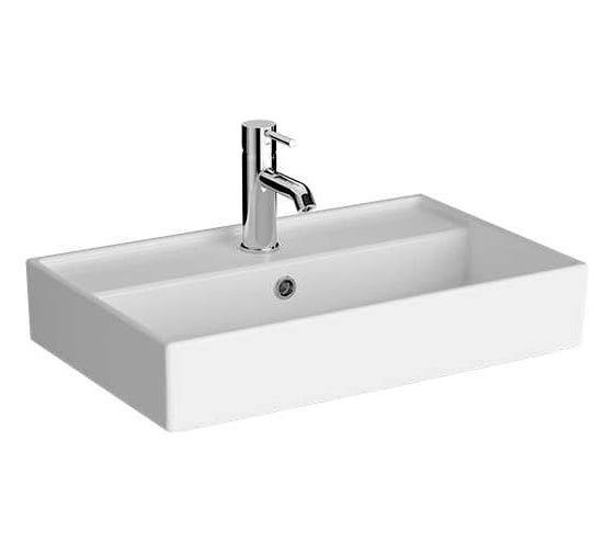 Изображение товара Раковина-чаша Vitra ArchiPlan c отверстием под смеситель, прямоугольная 60 см, белая 7401B003-0001