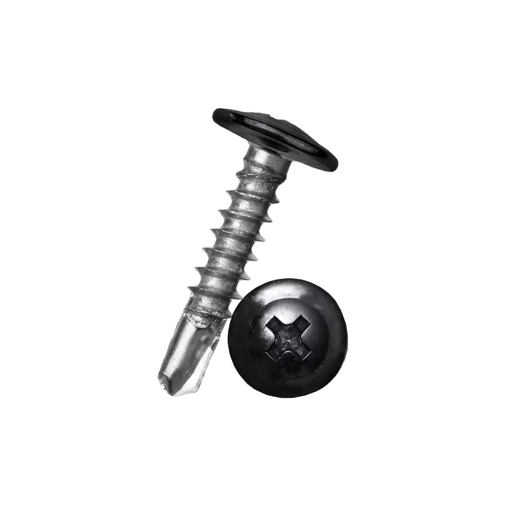 Изображение товара Саморез ОПМ 206041-2 4,2x25 ШСММ полусфера, черный, 1000 шт.