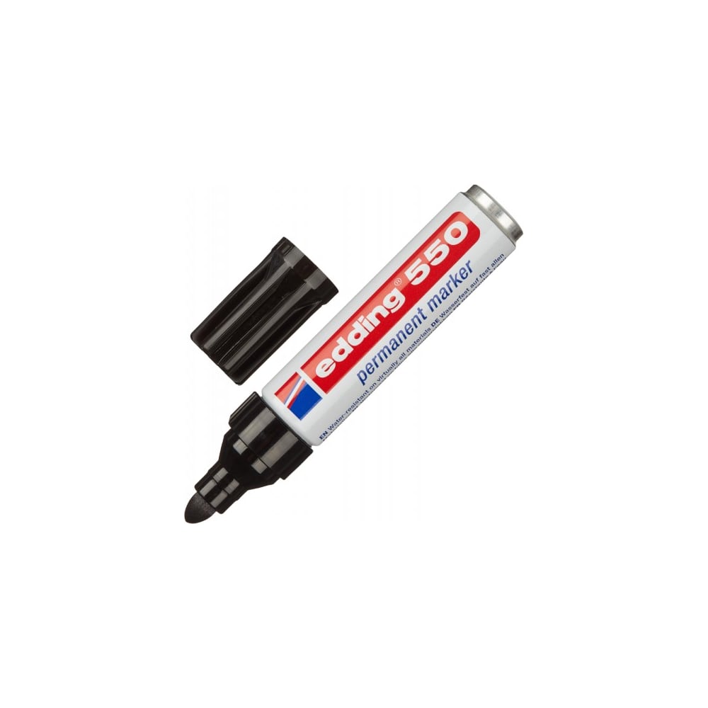 Перманентный маркер EDDING маркер перманентный pentel paint 4 5 мм с круглым наконечником алюминиевый корпус белый
