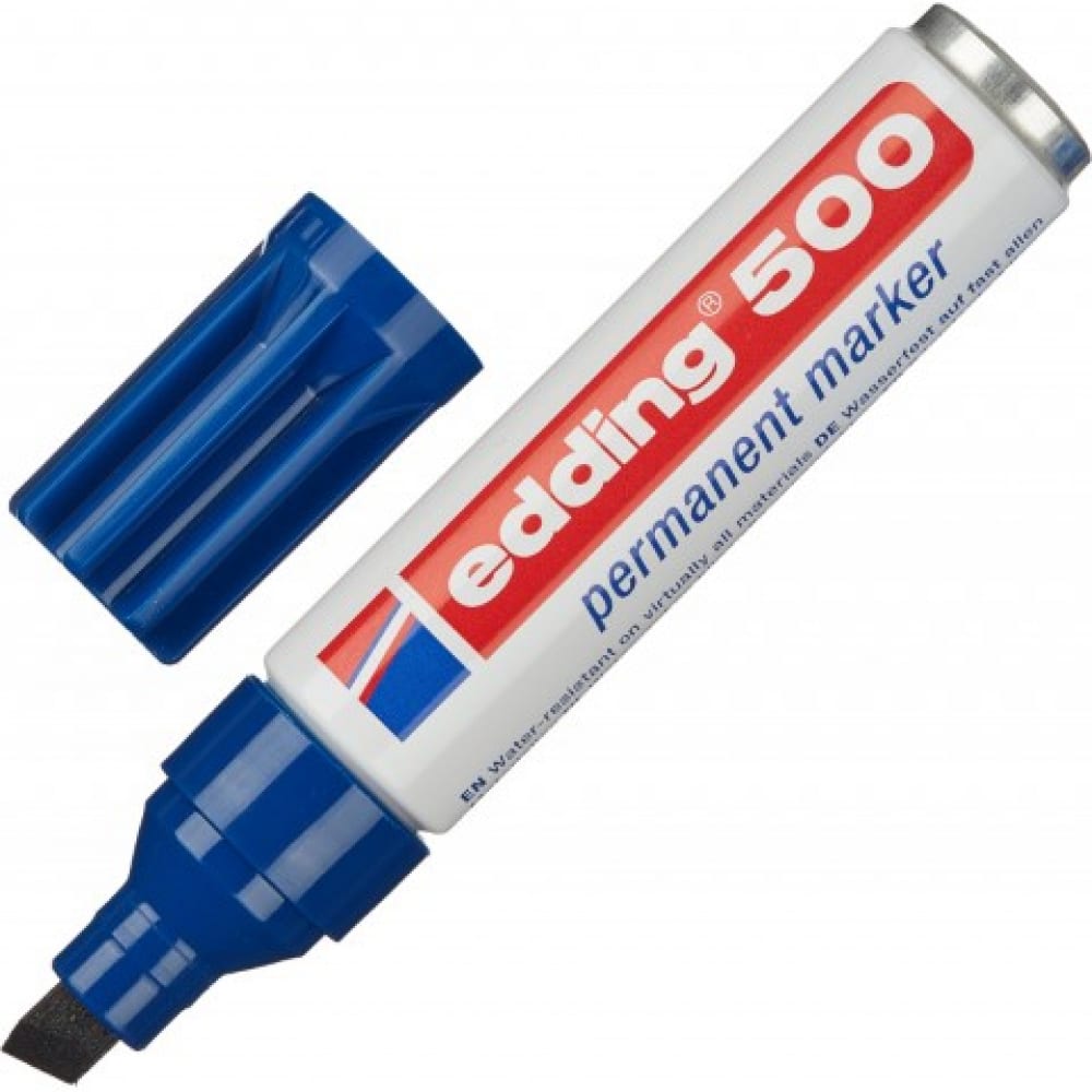 Перманентный маркер EDDING маркер luxor перманентный двухсторонний синий 0 7 1мм 3012