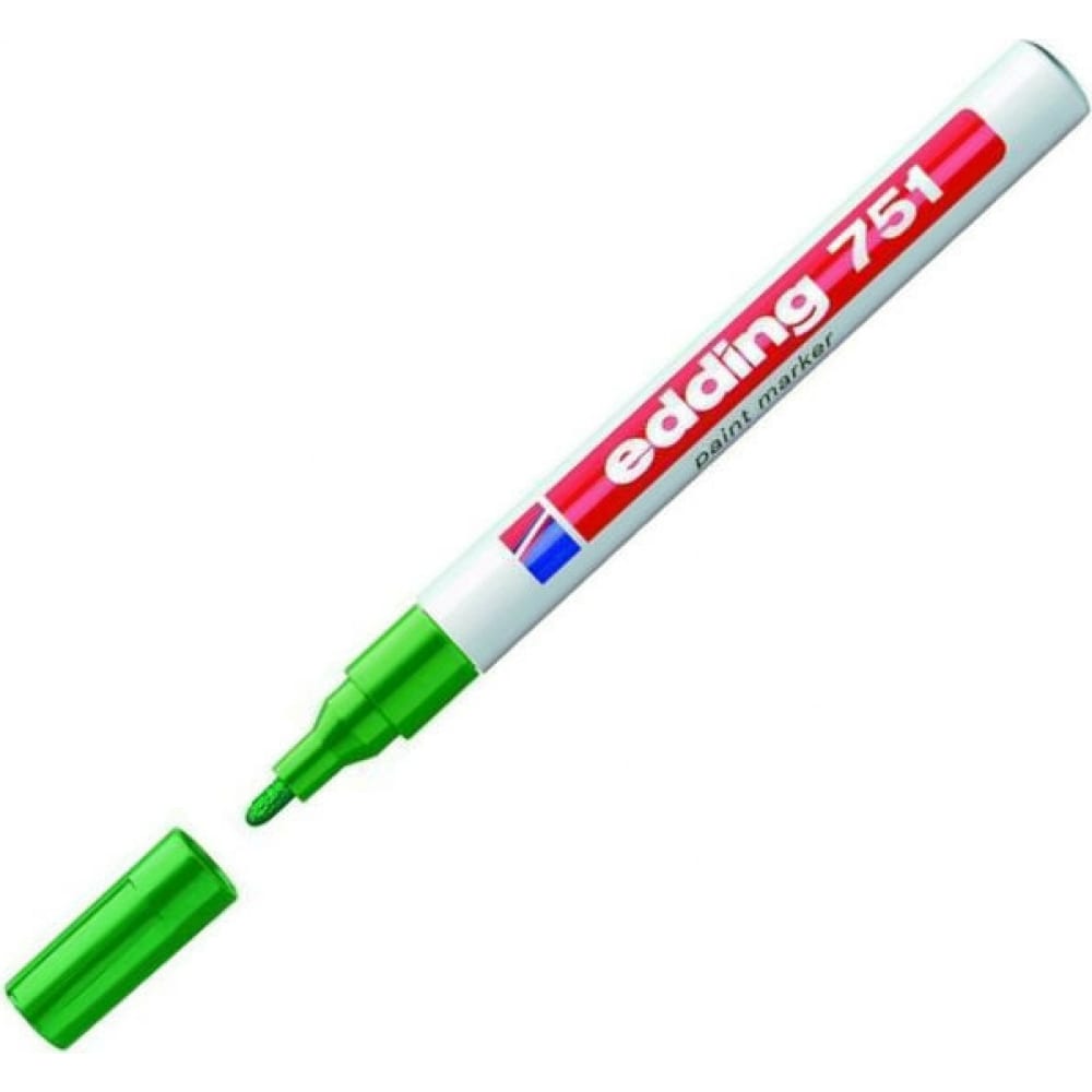 Лаковый маркер EDDING фломастер edding 1300 2 мм с круглым наконечником зеленый