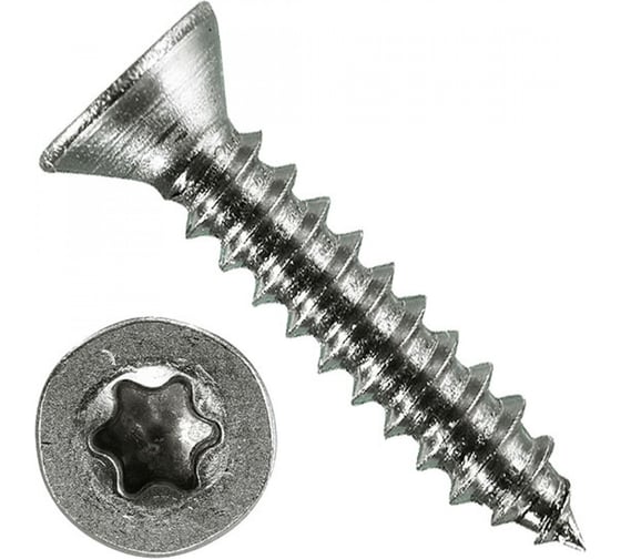 Изображение товара Саморез ОПМ ISO 14586, DIN 7982, C-T 15, d3,5x13 zn, 1000 шт. УТ000010033