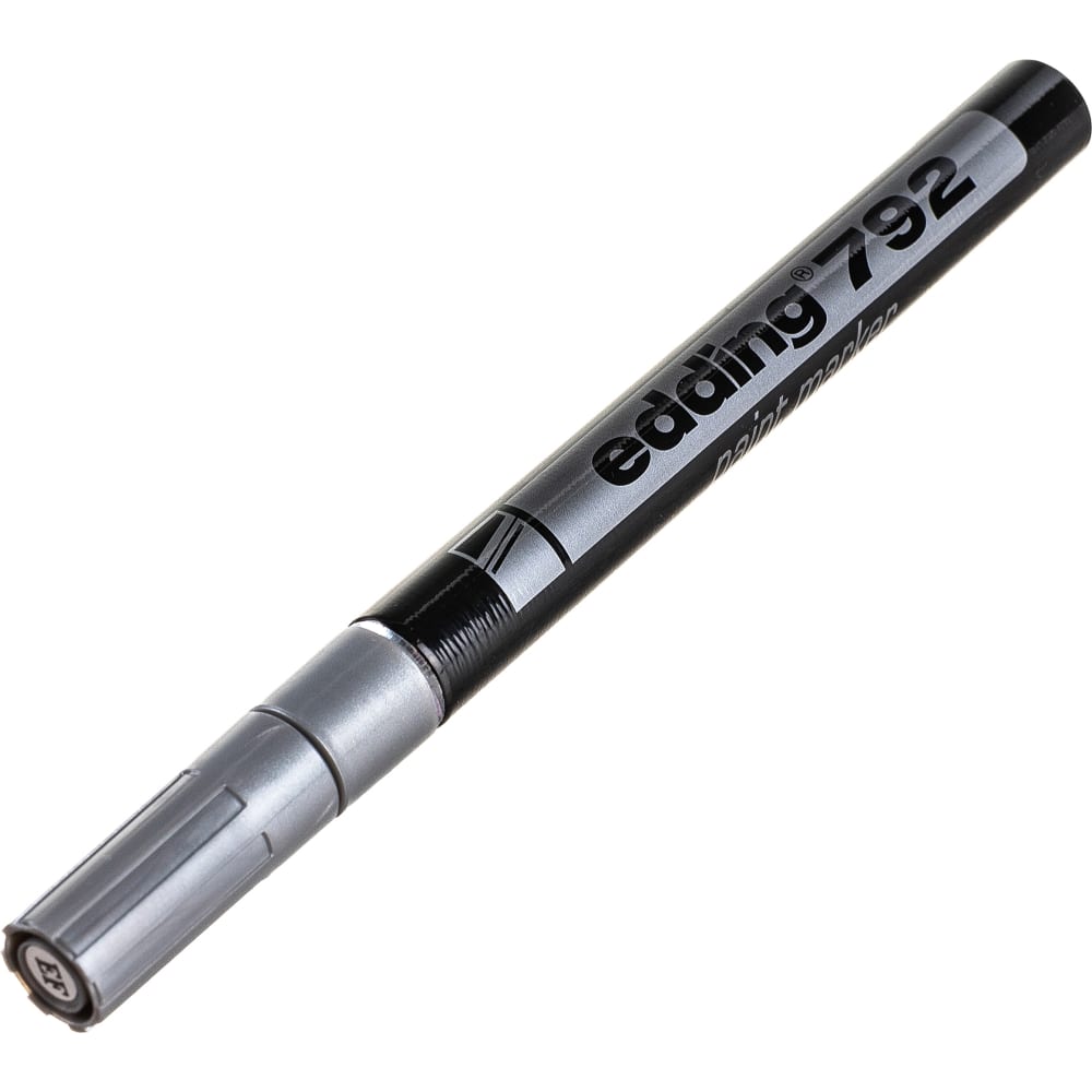 Лаковый маркер EDDING маркер декоративный лаковый edding 780 0 8 мм с круглым наконечником серебро