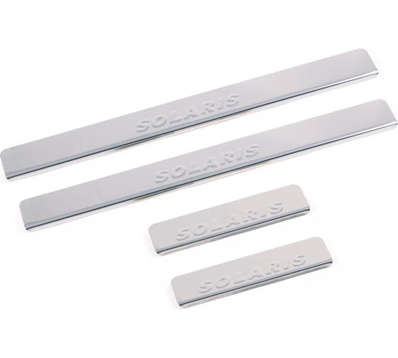 Изображение товара Накладки внутренних порогов DolleX HYUNDAI Solaris, штамп SOLARIS NPS-072