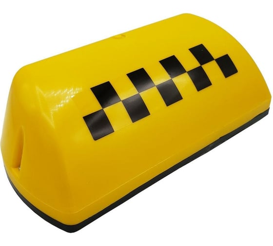 Изображение товара Фонарь-шашечки DolleX ТАКСИ 290х130х90 мм, 6 магнитов, с подсветкой, желтый FTX-07