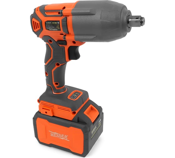 Изображение товара Аккумуляторный ударный гайковерт MESSER DCW6 1000Нм М24 20В 6Ач 05-41-066