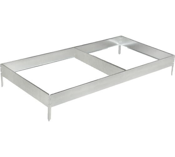 Изображение товара Оцинкованная грядка Greengo 390x100x15 см 185473