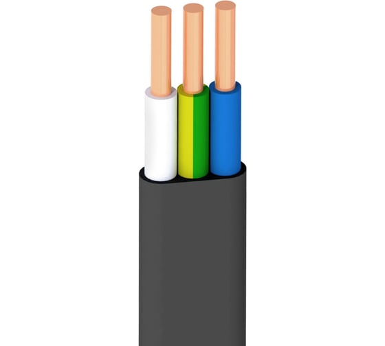 Изображение товара Кабель ОРЕОЛ ВВГп нг( А) -LS LTx 3х1, 5 ГОСТ 10 м 00-00014897