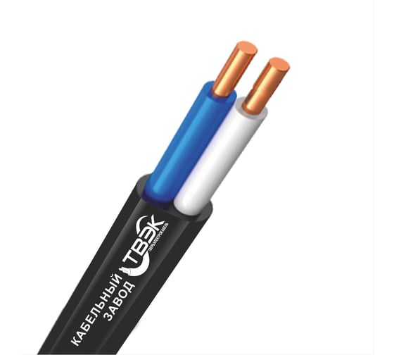 Изображение товара Силовой кабель ТВЭК ВВГ-Пнг(A)-LS 2x1,5 мм2, 1.35 мм, заполненный, 50 метров, ГОСТ К-03-703