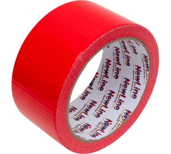 Изображение товара Клейкая лента армированная NewLine красная 48 мм х 20 м 01042