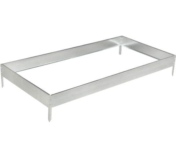 Изображение товара Оцинкованная грядка Greengo 195x100x15 см 1822882
