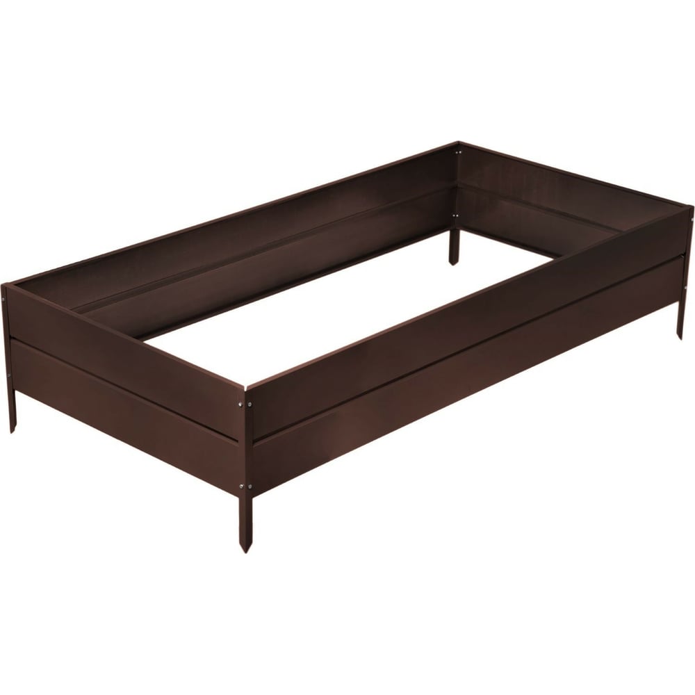Изображение товара Оцинкованная грядка Greengo 195x100x34 см, шоколад 1822872