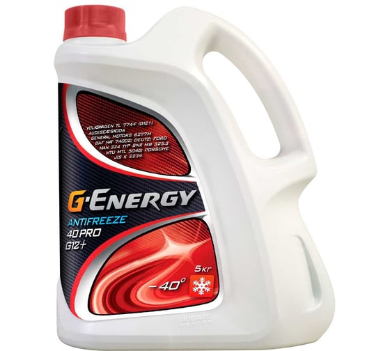 Изображение товара Антифриз GAZPROMNEFT ОЖ G-Energy 40 PRO G12+ 5kg 2422210309