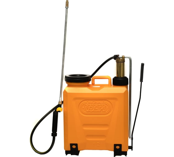 Изображение товара Ранцевый помповый опрыскиватель с латунным насосом VOLPI ORIGINALE UNI 12 л 81UG