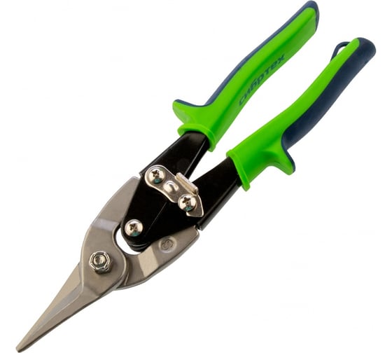 Изображение товара Ножницы по металлу СИБРТЕХ  250 мм, прямой рез, сталь С55, двухкомпонентные рукоятки 78336