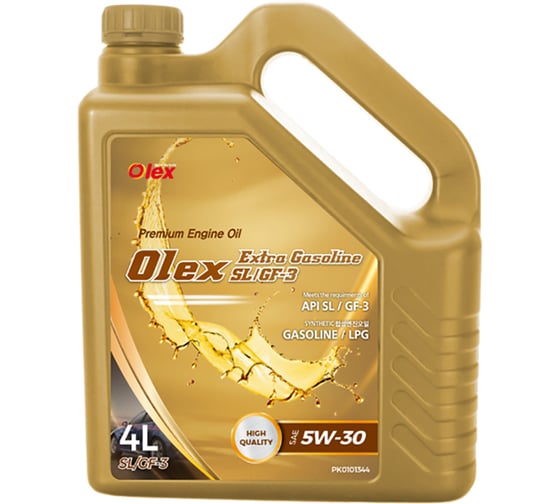 Изображение товара Масло моторное OLEX 4 л Extra Gasoline SL/GF-3 5W-30 PK0101344