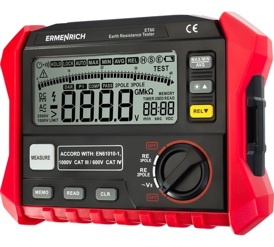 Изображение товара Тестер заземления Ermenrich (Эрменрих) Ping ET60 82961