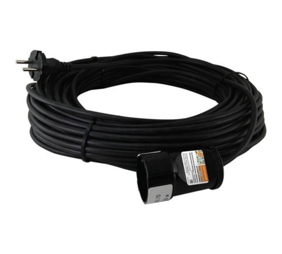 Изображение товара Удлинитель-шнур TDM ELECTRIC силовой народный ПВС 3500 Вт б/з, 30м, штепс. гнездо SQ1307-0273