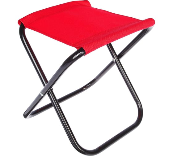 Изображение товара Туристический складной стул Maclay 22x20x25 см, до 60 кг, цвет красный 638208