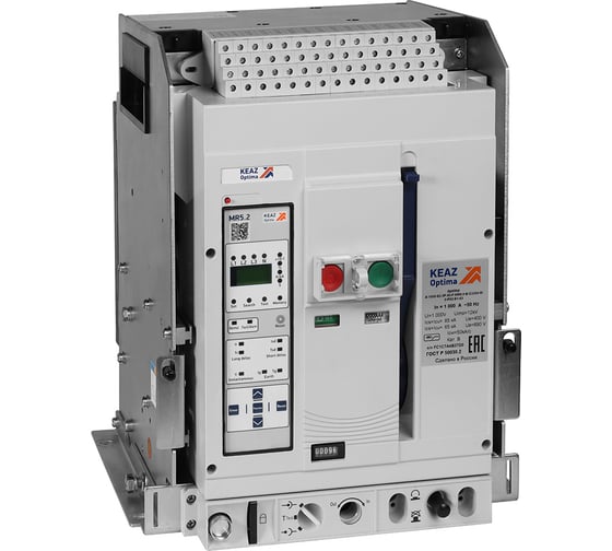 Изображение товара Выключатель автоматический КЭАЗ OptiMat A-1250-S1-3P-50-D-MR5.2-B-C2200-M2-P05-S2-06 366229
