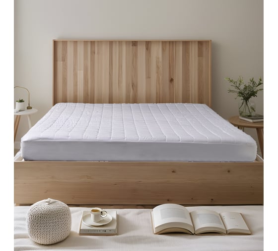 Изображение товара Наматрасник KUPU-KUPU БАМБУК АНТИБАКТЕРИАЛЬНЫЙ AQUA 200х200х35 см КНБА-200(U)AQUA