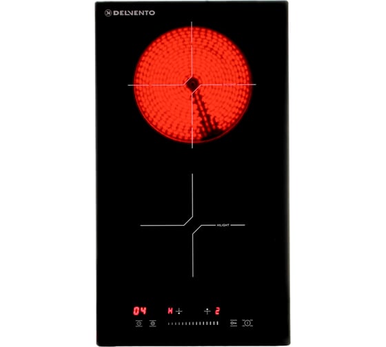 Изображение товара Встраиваемая панель электрическая стеклокерамическая Delvento 30 см V30D28S120