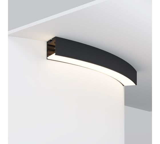 Изображение товара Радиусный профиль MAYTONI 35x35 Ø800мм 1/8 круга черный ALM-3535R-B-D-45-0.8M ALM-3535R-B-D-45°-0.8M