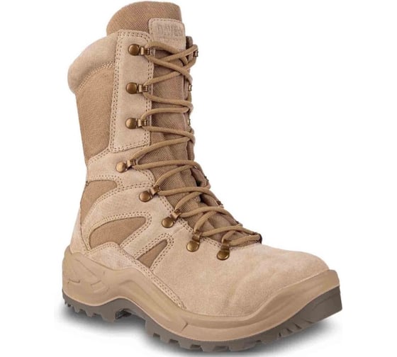 Изображение товара Ботинки с высокими берцами DAVE MARSHALL URSUS "КОБРА", нат.кожа/текстиль, цвет: бежевый БОТ386.22; 45 БОТ386.22/45