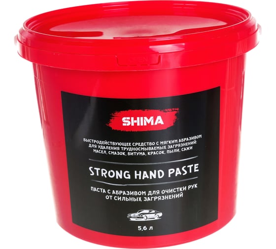 Изображение товара Паста с абразивом для очистки рук SHIMA DETAILER STRONG HAND PASTE 5.6 л 4603740920452 4610326361271