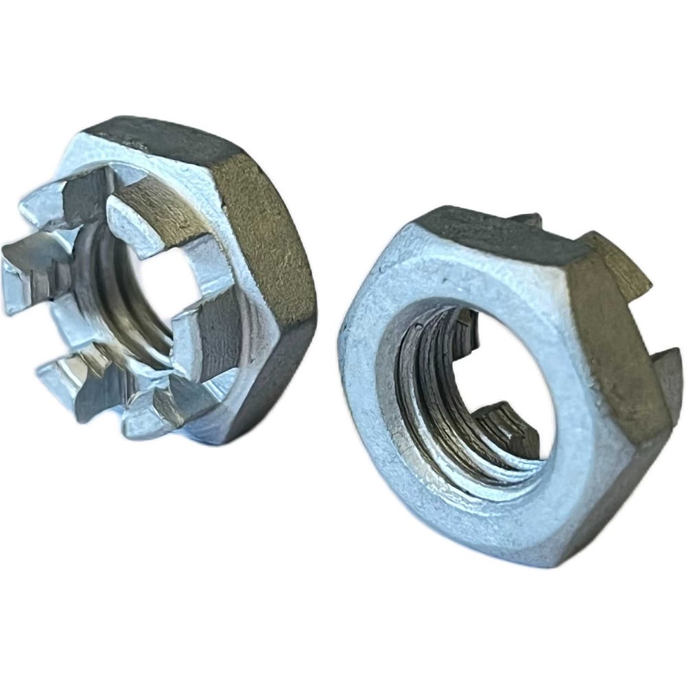 Изображение товара Гайка ОПМ DIN 937 М12 17Н цинк-ламельное покрытие 100 шт.