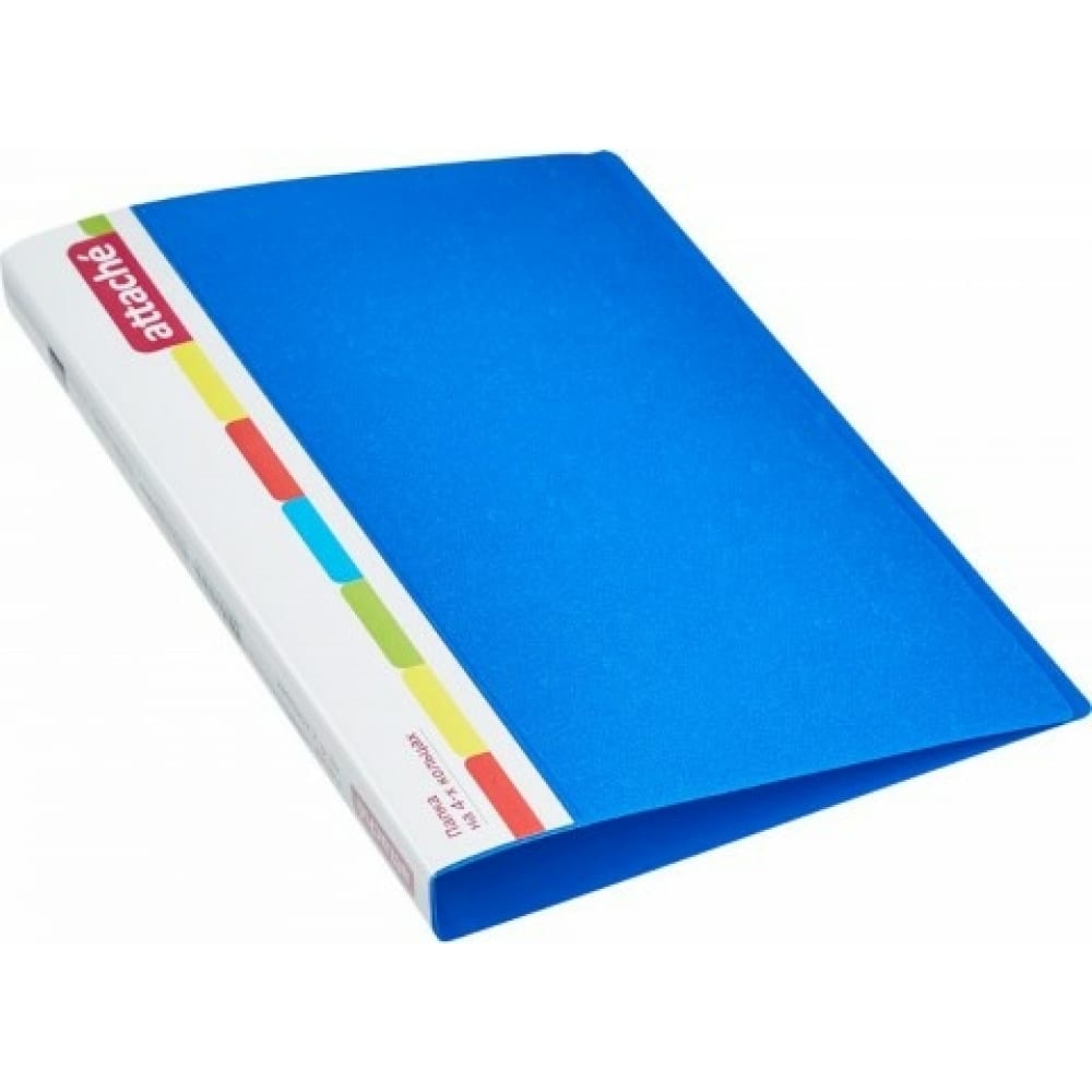 Пластиковая папка Attache папка а4 325 х 230 х 25 мм 0 5 мм пластиковая молния вокруг ная офис пм а4 11 голубая