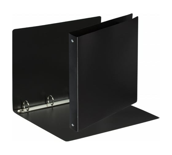 Изображение товара Пластиковая папка 30 шт в упаковке Attache на четырех кольцах 25/32 мм А4 черная F504/045 112292