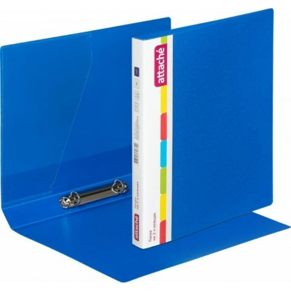 Пластиковая папка Attache папка а4 325 х 230 х 25 мм 0 5 мм пластиковая молния вокруг ная офис пм а4 11 голубая