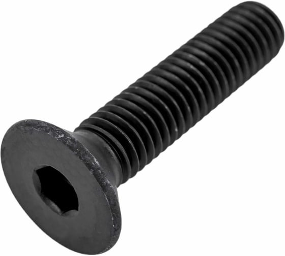 Изображение товара Винт ОПМ ISO 10642 (DIN 7991) М6x25 мм, 10.9, black flznnc-480h, 200 шт. УТ000143539