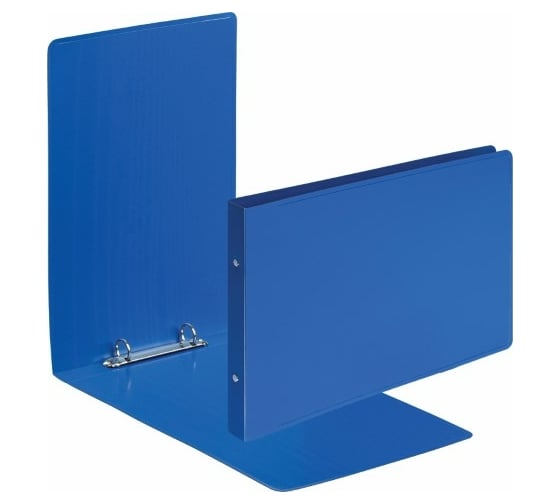 Изображение товара Горизонтальная папка 20 шт в упаковке Attache на двух кольцах 20 мм А4 800 мкм синий 1108958