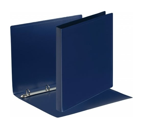 Изображение товара Пластиковая папка 40 шт в упаковке Attache на четырех кольцах 16/25 мм А4 синяя 798547