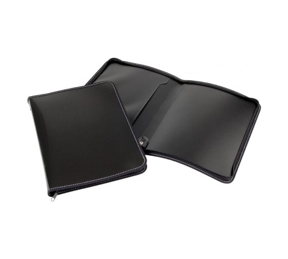 Изображение товара Пластиковая папка-конверт Attache на молнии с трех сторон, внутренний карман, черная 143446