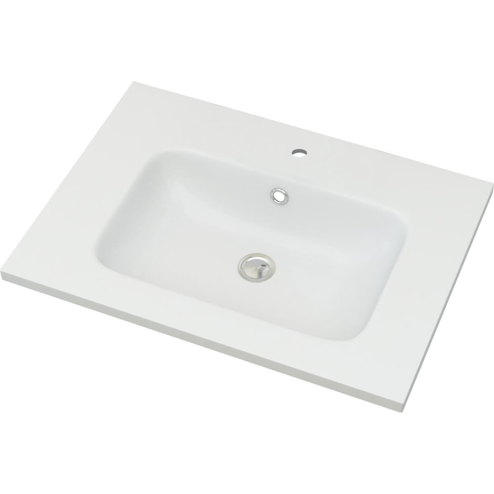 Изображение товара Раковина из искусственного мрамора Cezares Bianco 61x46 см белая