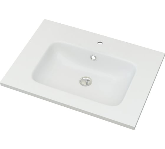 Изображение товара Раковина из искусственного мрамора Cezares Bianco, 61x46см 50203