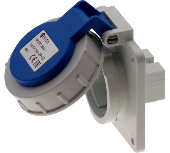 Изображение товара Розетка встраиваемая INPIN Schuko 16A/230V/2P+E/IP67 CA10808
