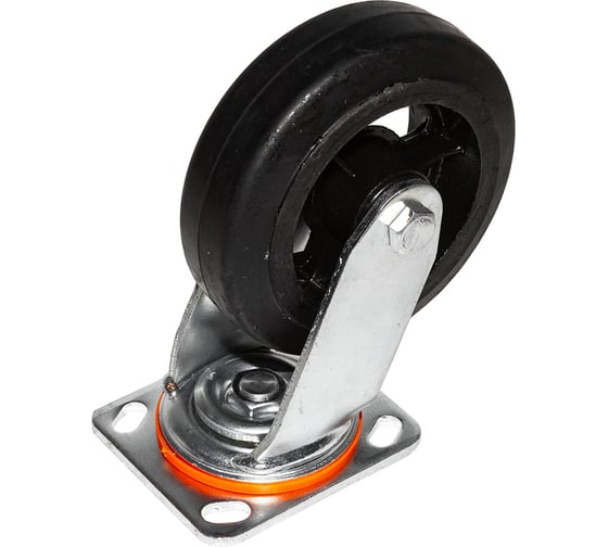 Изображение товара Опора колесная поворотная SOBELL ф150 мм, нагрузка 230 кг, резина (SCD 63) 097150
