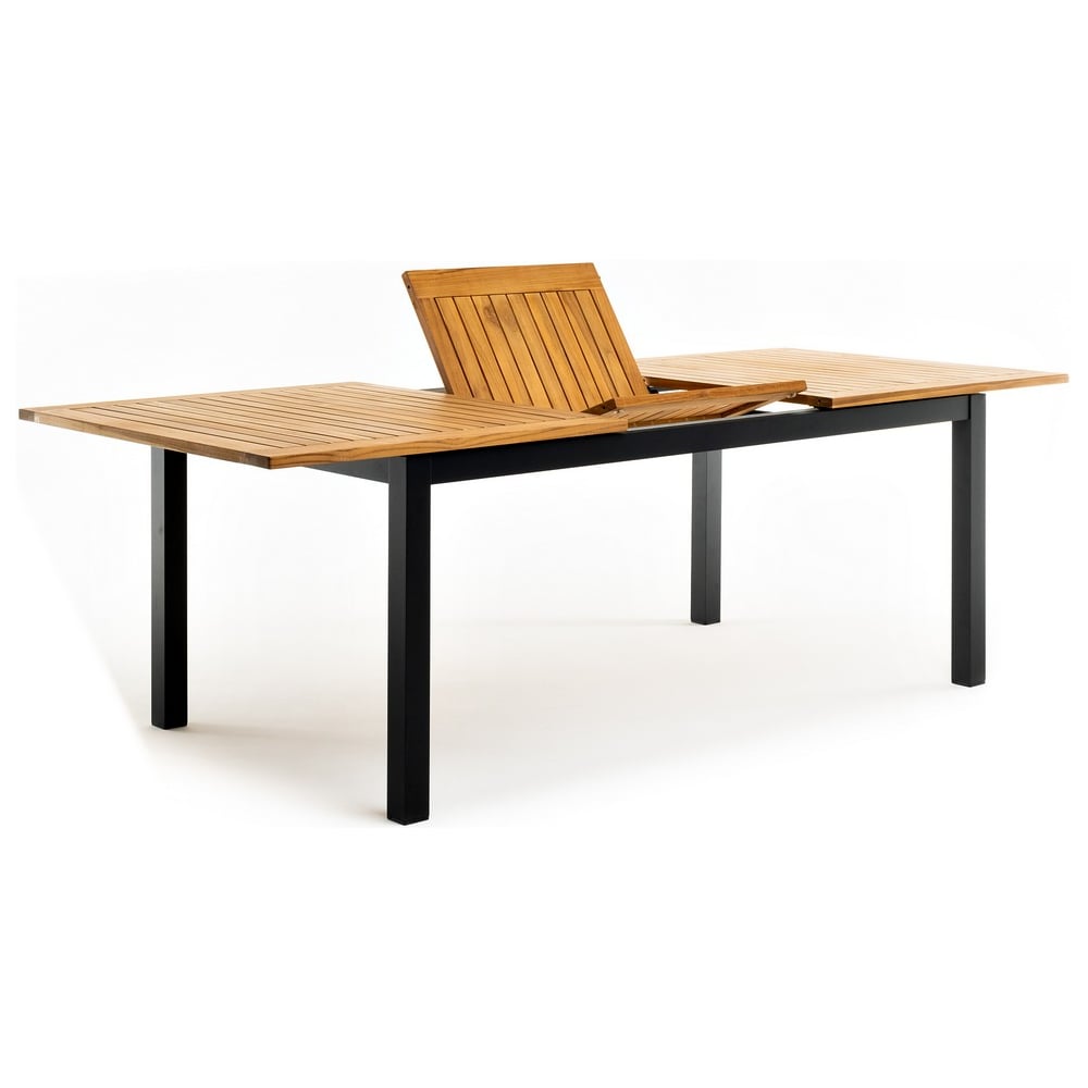 Изображение товара Обеденный раздвижной стол из алюминия Joygarden LONDON 180/240 см темный графит