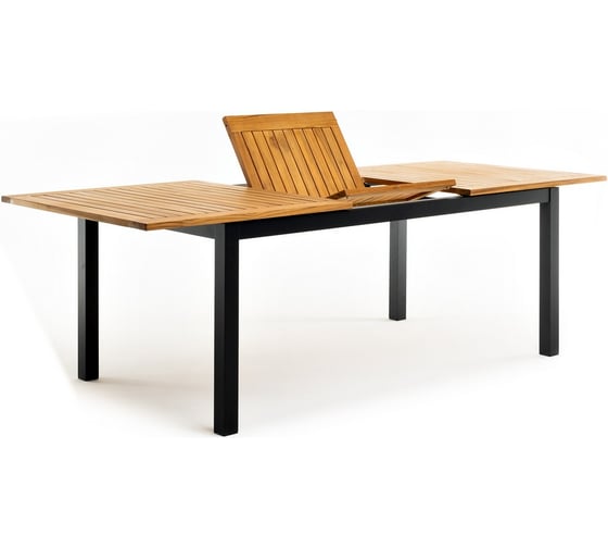 Изображение товара Обеденный стол из алюминия Joygarden LONDON 180/240 см раздвижной темный графит 61001