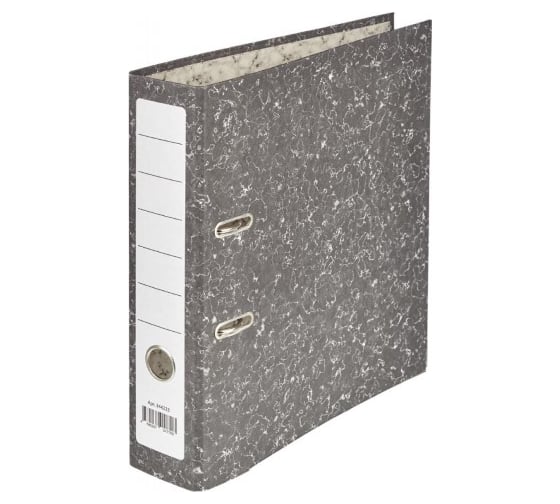 Изображение товара Папка-регистратор Attache 75 мм +/- 5 мм мрамор, черный 344223